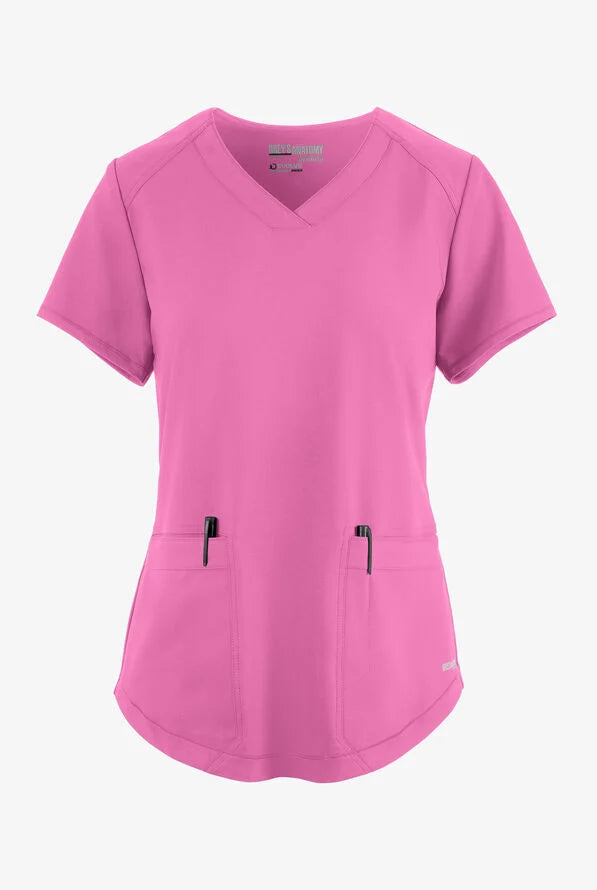 Top/Filipina Quirúrgica Grey´s Anatomy by Barco cuello V y dos bolsas para mujer GSS180
