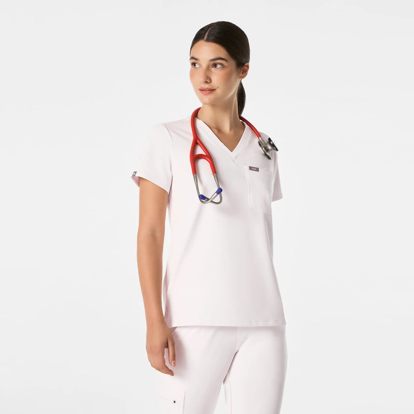 Uniforme Quirúrgico FIGS Catarina/Zamora para Mujer Blanco