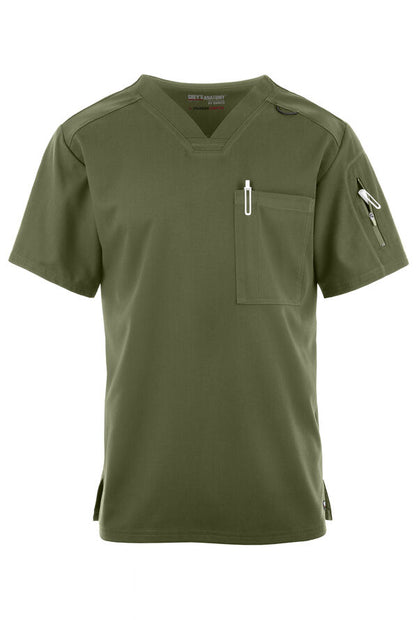 Top/Filipina Quirúrgica Grey´s Anatomy by Barco Stretch con 2 Bolsas para hombre GRST079