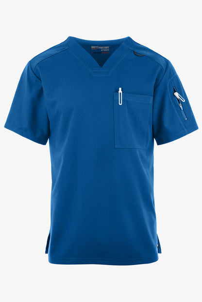 Top/Filipina Quirúrgica Grey´s Anatomy by Barco Stretch con 2 Bolsas para hombre GRST079