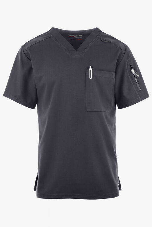 Top/Filipina Quirúrgica Grey´s Anatomy by Barco Stretch con 2 Bolsas para hombre GRST079